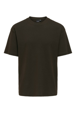 Relaxed Fit O-Hals Korte Mouwen (K/M) Heren