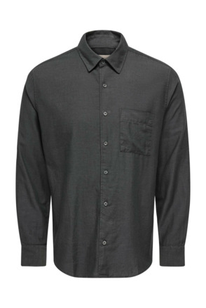 Regular Fit Button Down Kraag Lange Mouwen (L/M) Heren