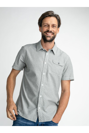 Men Shirt Short Sleeve AOP