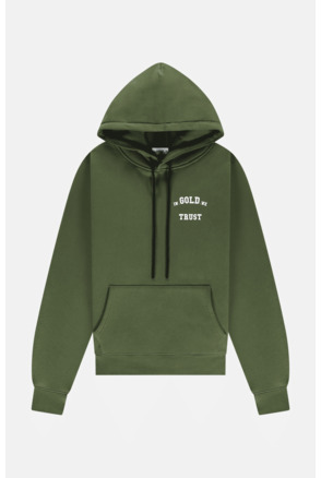 De Out Hoodie Donkergroen Unisex