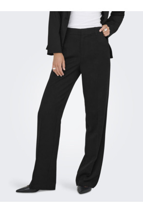 Straight Tapered Fit Broek met wijde pijpen, Straight Tapered Fit en hoge taille