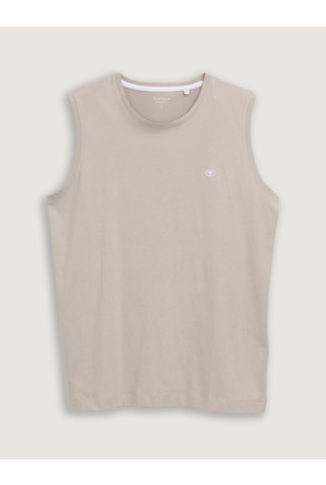 Basic tanktop met opgedrukt logo