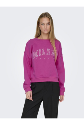 Loose Fit O-Neck Long Sleeves (L/S) Sweatshirt met print