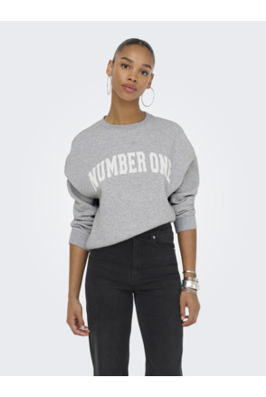 Loose Fit O-Neck Long Sleeves (L/S) Sweatshirt met print