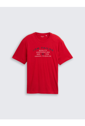 T-shirt met logo-opdruk