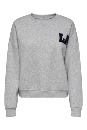 Loose Fit O-Neck Long Sleeves (L/S) Casual sweatshirt met O-hals en lange mouwen