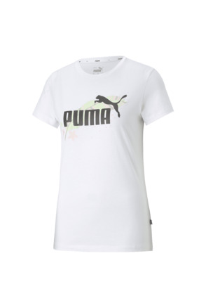 FLORAL VIBES Graphic Tee Puma White