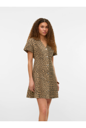 VMPENELOPE SS V-NECK SHORT DNM DRES