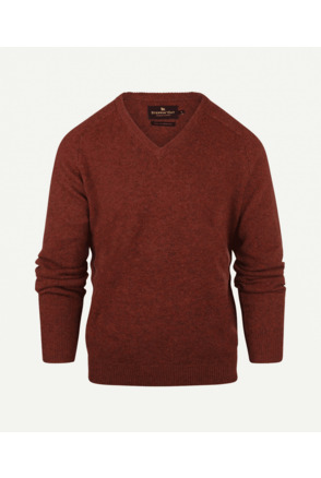 Lambswool V- neck Sweater