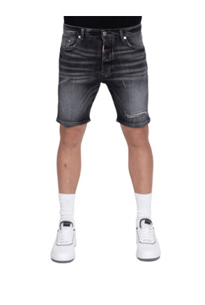MB SMALLE ZWARTE KORTE JEANS ZWART HEREN