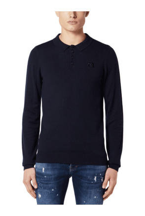 SOLID M LONGSLEEVE POLO MEN