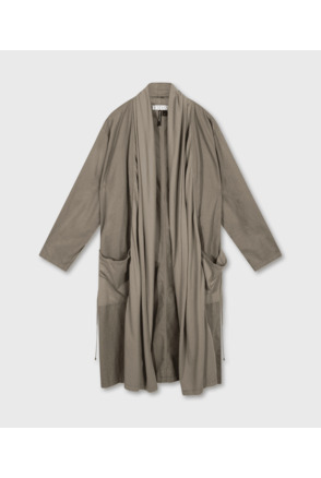 10DAYS Dames lange wellness binnenjas linnen katoen