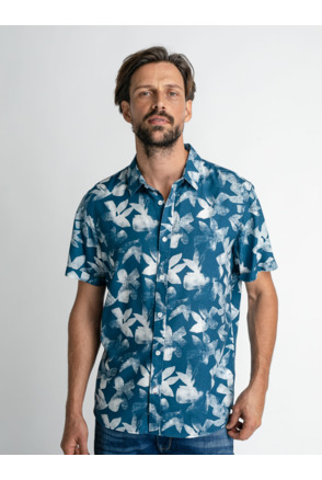 Men Shirt Short Sleeve AOP