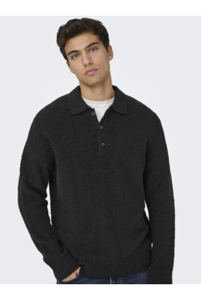 Polo met korte mouwen met relaxte pasvorm Heren