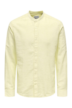 Slim Fit China Kraag Lange Mouwen (L/M) Heren