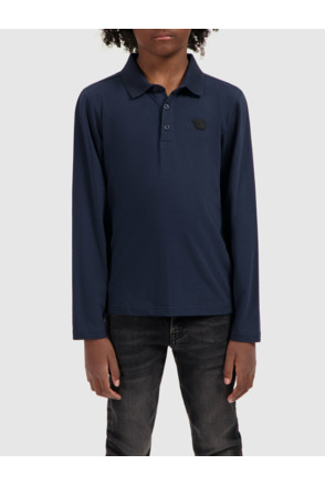 Junior Logo Badge Lange Mouw Polo