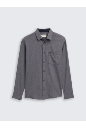 Regular fit overshirt met structuur