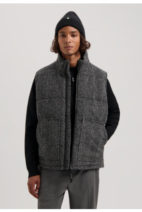 Dstrezzed Heren Bodywarmer Gilet Zwart Jace