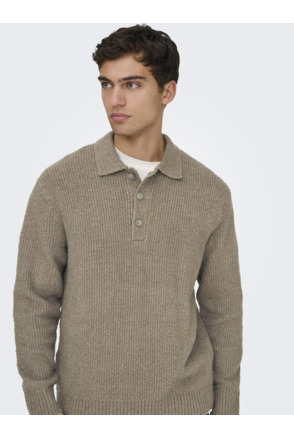 Polo met korte mouwen met relaxte pasvorm Heren