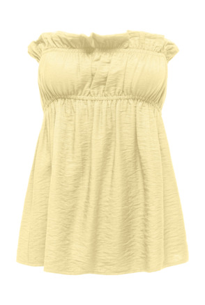 ONLLINO RUFFLE BANDEAU TOP WVN OX