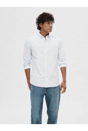 SLHSLIMRICK-POPLIN SHIRT LS NOOS