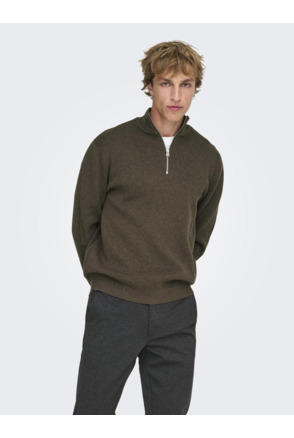 Normale pasvorm Hoge nek Lange mouwen (L/S) Heren