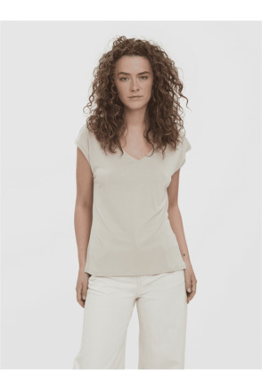 VMFILLI SS V-NECK TEE GA NOOS