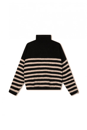 10DAYS Dames gestreepte trui top wol alpaca