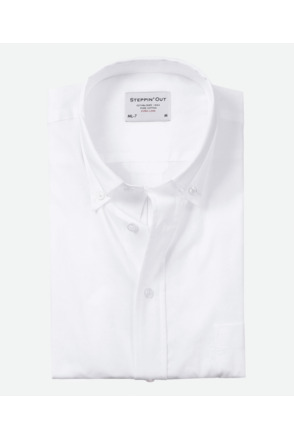 Fine Oxford Shirt Button-Down ML7