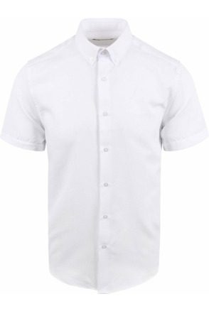 Suitable Short Sleeve Overhemd Wit