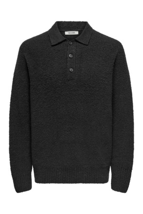 Polo met korte mouwen met relaxte pasvorm Heren