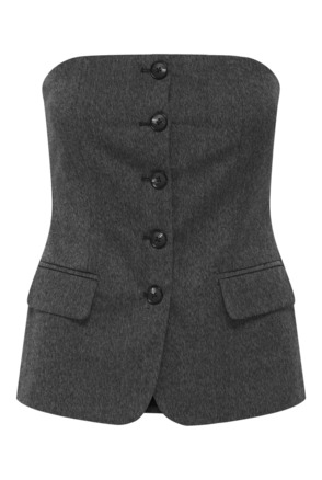 ONLMARNIE S/L BUT TUBE WAISTCOAT TLR