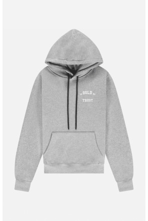 De Out Hoodie Grijs Melange Unisex