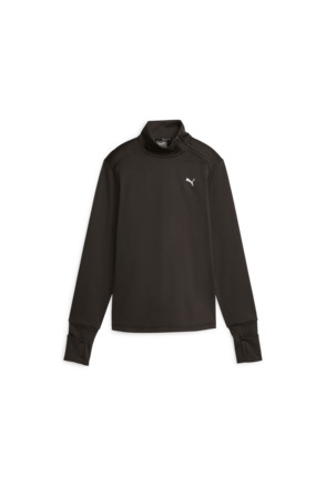 RUN MICRO FLEECE 1/2 ZIP PUMA Black