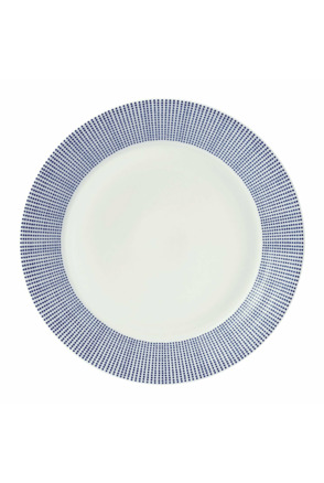 Pacific Plate 29cm 11.4in Blue Dots