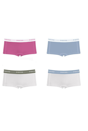 PCLOGO LADY 4 PACK SOLID NOOS BC