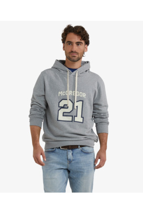 Graphic Hoody 100% Cotton Heren