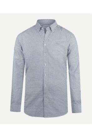 Stretch Oxford Shirt Big Stripe