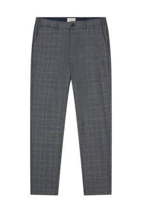 Dstrezzed Heren Geruite Broek Blauw Lancaster Block Check