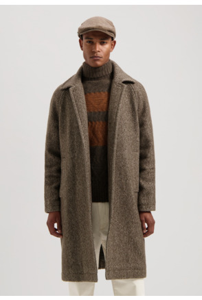Dstrezzed Heren Jas Zwart Isaac Coat