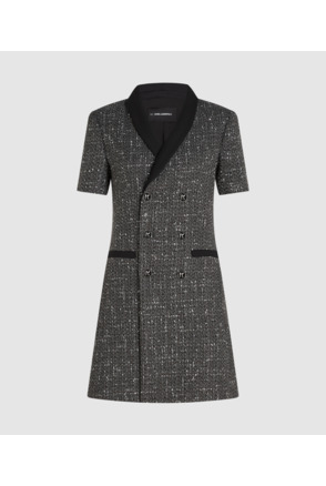 TAILORED BOUCLE BLAZER DRESS