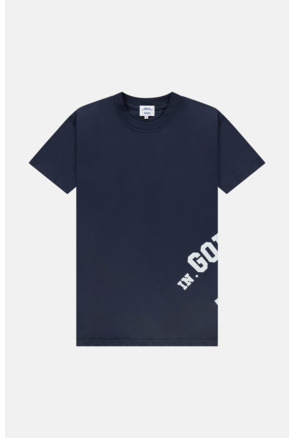 De Schroef Tee Blauw Unisex
