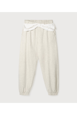 10DAYS Dames comfortabele broek jogger easy bow katoen