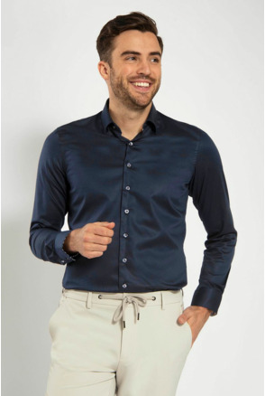 Suitable Overhemd Navy 270-5