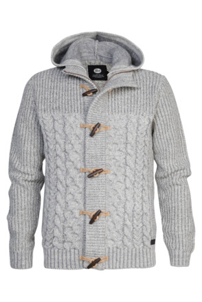 Men Knitwear Hooded Cardigan