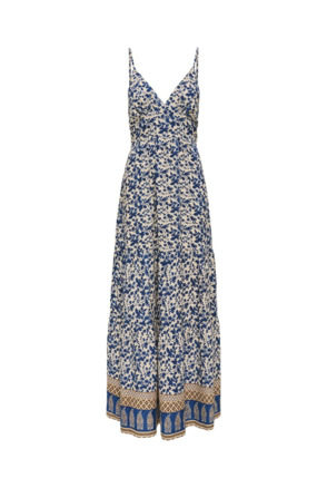 Regular Fit V-Neck Sleeveless (S/L) Elegante zomerjurk met V-hals in maxi-lengte