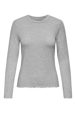 Regular Fit O-Neck Long Sleeves (L/S) Basic top met ronde hals en lange mouwen