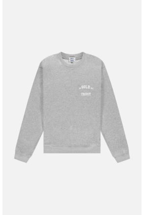 De Out Sweater Grijs Melange Unisex