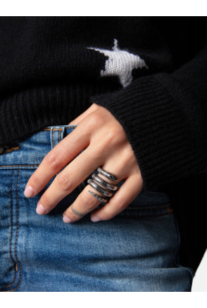 DOUBLE SNAKE RING
