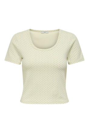 Regular Fit U-Neck Short Sleeves (S/S) Regular fit U-hals top met korte mouwen